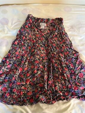 At Last Studio Floral Maxi Skirt